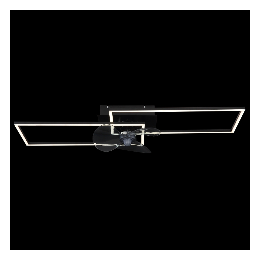 Globo - LED dæmpbar loftlampe med ventilator LED/38W/230V 3000-6500K + fjernbetjening