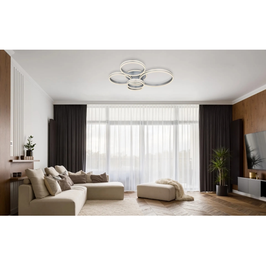Globo - LED-dæmpbar loftlampe LED/120W/230V 2700-6000K 90x114 cm + fjernbetjening