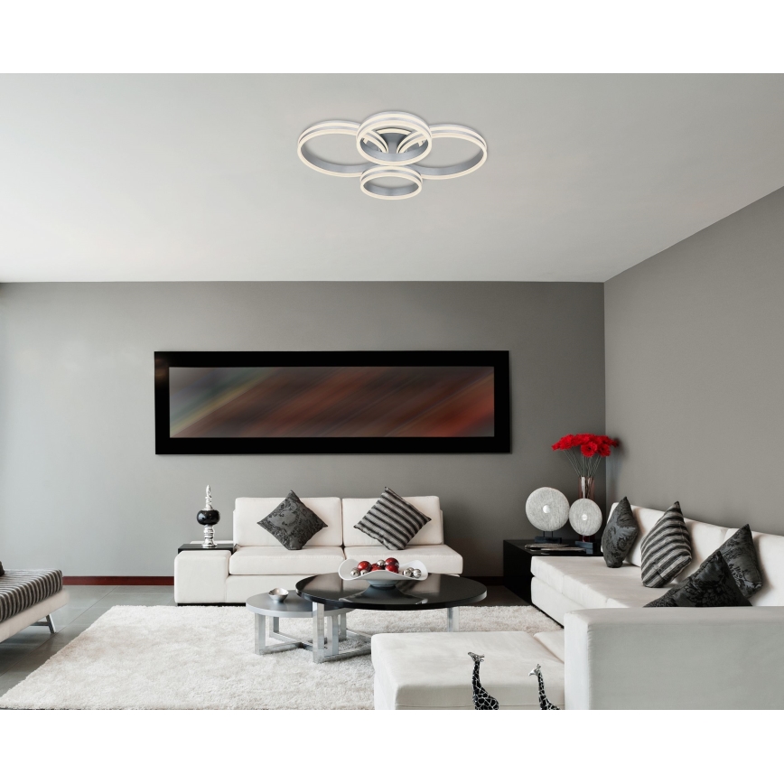 Globo - LED dæmpbart loftlampe LED/90W/230V 2700-6000K 68x85 cm + fjernbetjening