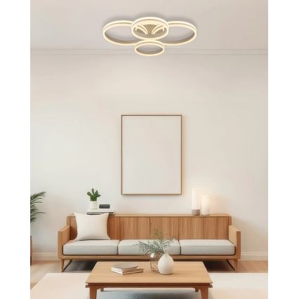 Globo - LED Dæmpbar loftlampe LED/92W/230V 3000K 68x84,5 cm