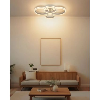 Globo - LED Dæmpbar loftlampe LED/92W/230V 3000K 68x84,5 cm