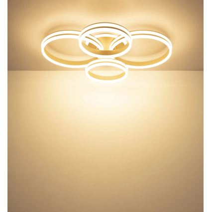 Globo - LED Dæmpbar loftlampe LED/92W/230V 3000K 68x84,5 cm