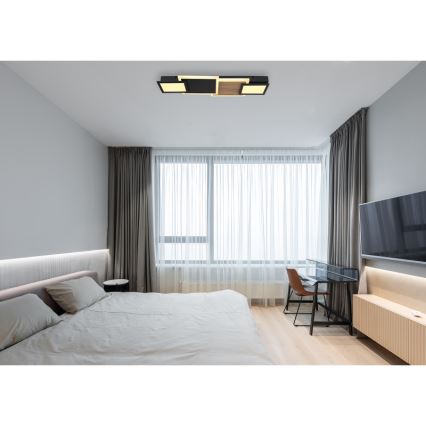 Globo 67279-30 - LED loftlampe CAROLINE LED/30W/230V 25x71,5 cm beige/sort