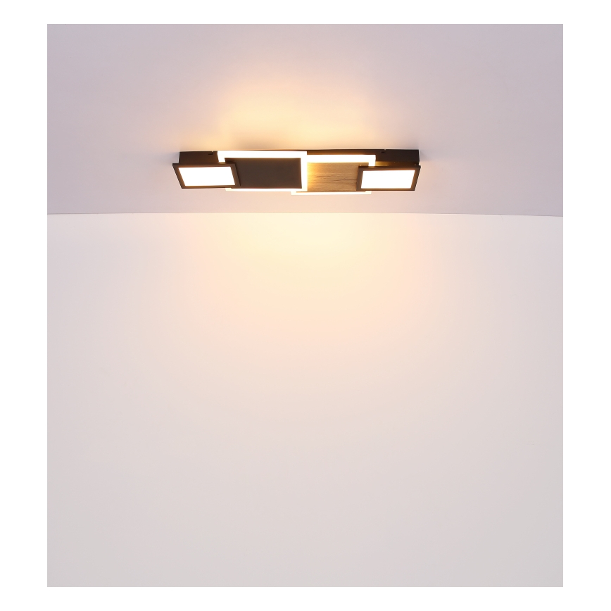 Globo 67279-30 - LED loftlampe CAROLINE LED/30W/230V 25x71,5 cm beige/sort