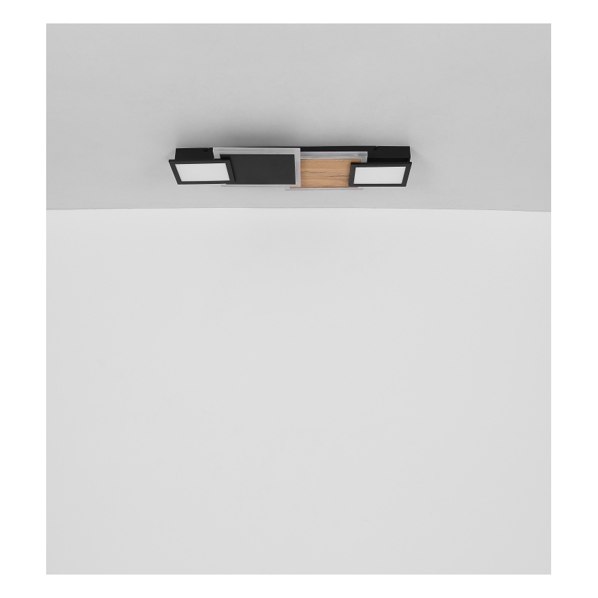 Globo 67279-30 - LED loftlampe CAROLINE LED/30W/230V 25x71,5 cm beige/sort