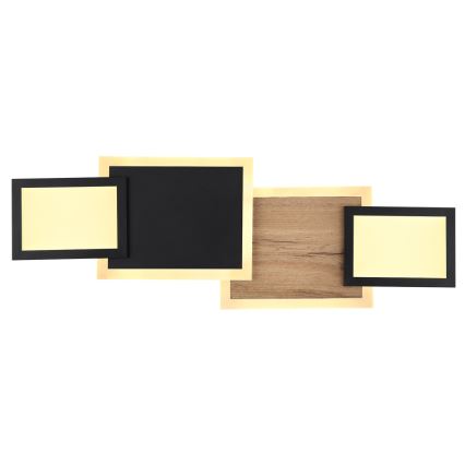 Globo 67279-30 - LED loftlampe CAROLINE LED/30W/230V 25x71,5 cm beige/sort