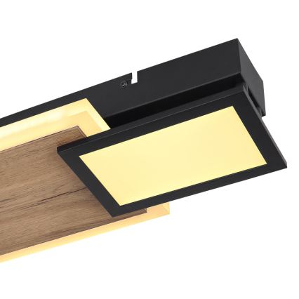 Globo 67279-30 - LED loftlampe CAROLINE LED/30W/230V 25x71,5 cm beige/sort