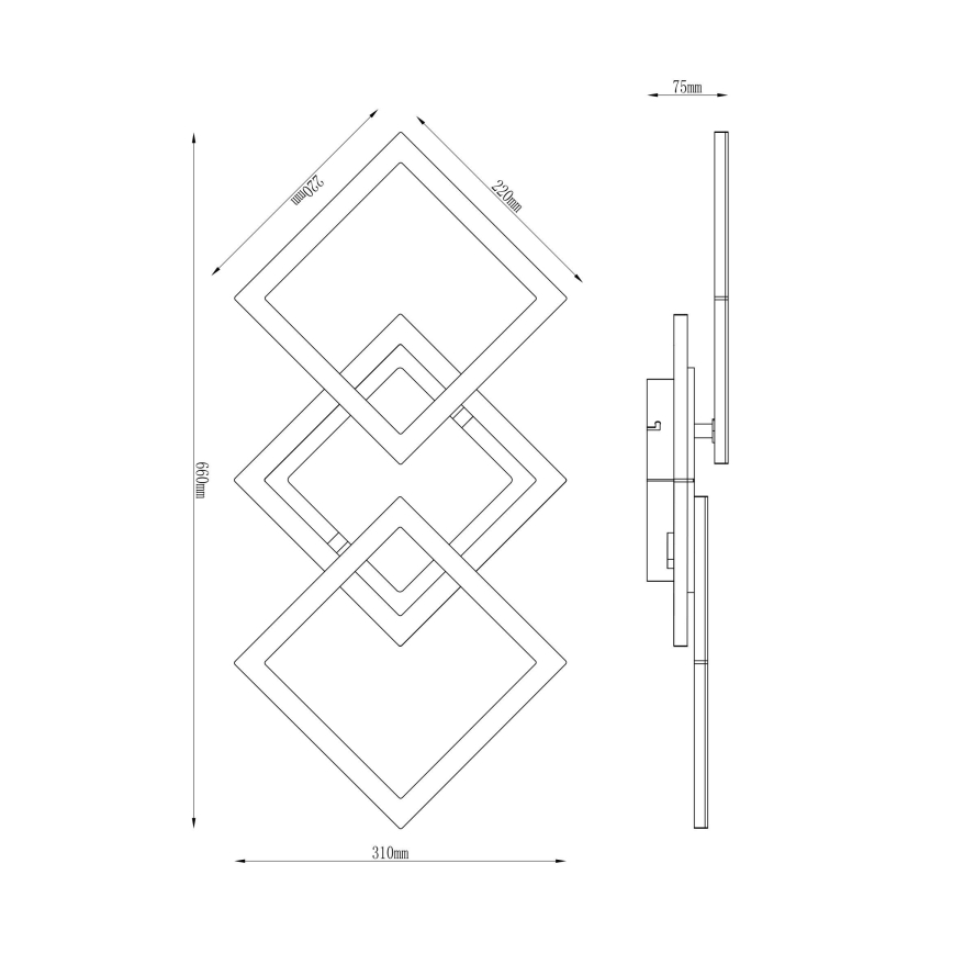 Globo - LED loftlampe LED/30W/230V