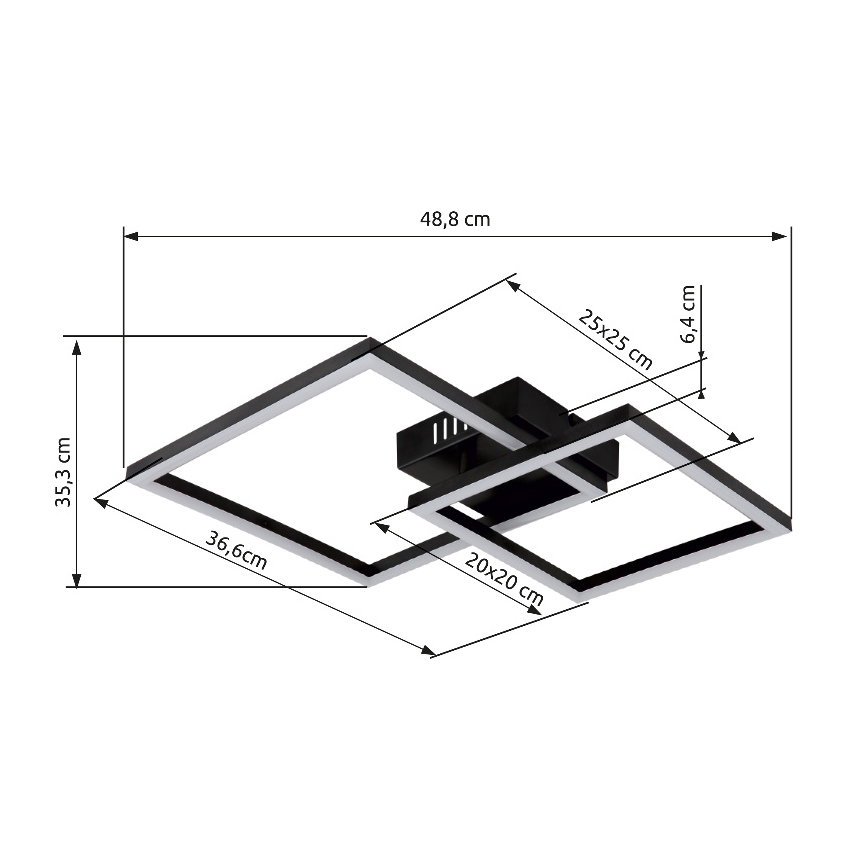 Globo - LED loftlampe LED/20W/230V 3000K