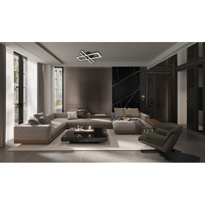Globo - LED loftlampe LED/24W/230V 4000K sort
