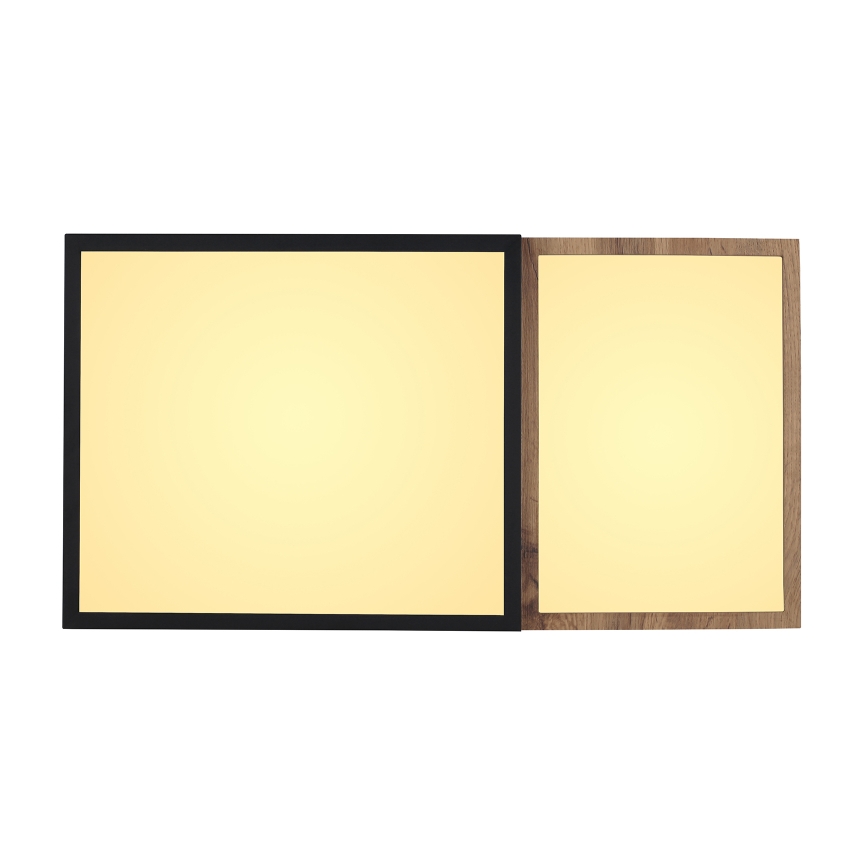 Globo 67286-30 - LED loftlampe GUNDI LED/30W/230V 35x65 cm brun/sort