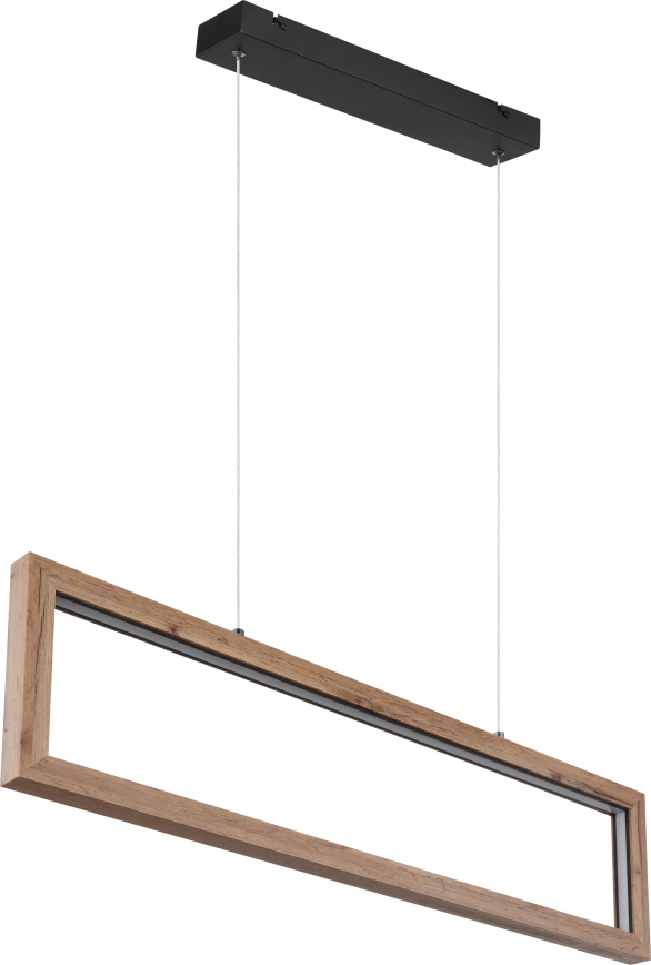 Globo 67287H - LED-pendel med wire MANDERA LED/24W/230V, brun