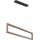 Globo 67287H - LED-pendel med wire MANDERA LED/24W/230V, brun