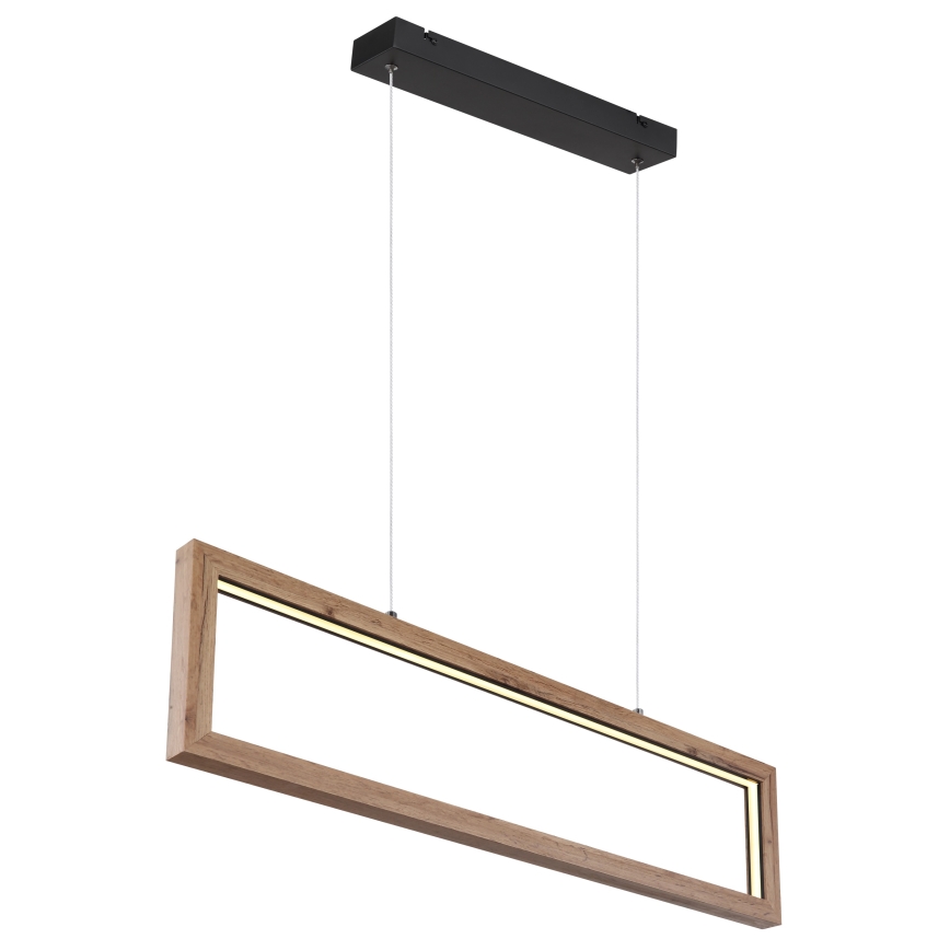 Globo 67287H - LED-pendel med wire MANDERA LED/24W/230V, brun