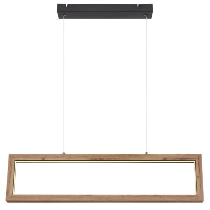 Globo 67287H - LED-pendel med wire MANDERA LED/24W/230V, brun
