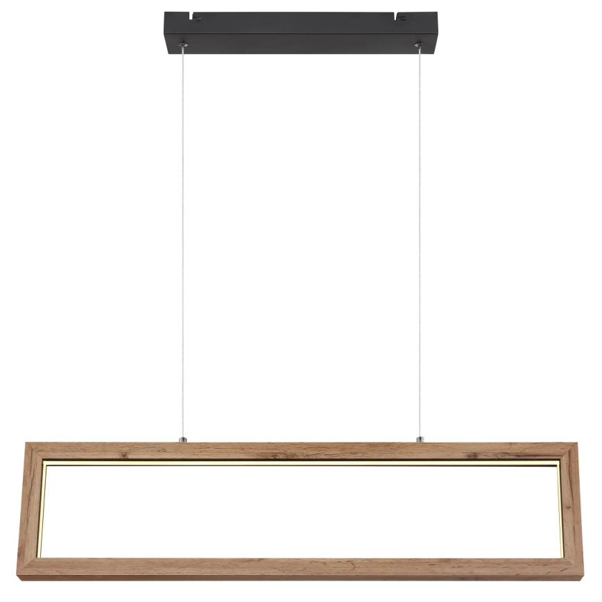 Globo 67287H - LED-pendel med wire MANDERA LED/24W/230V, brun