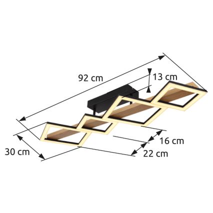 Globo - LED loftlampe LED/35W/230V 3000K brun