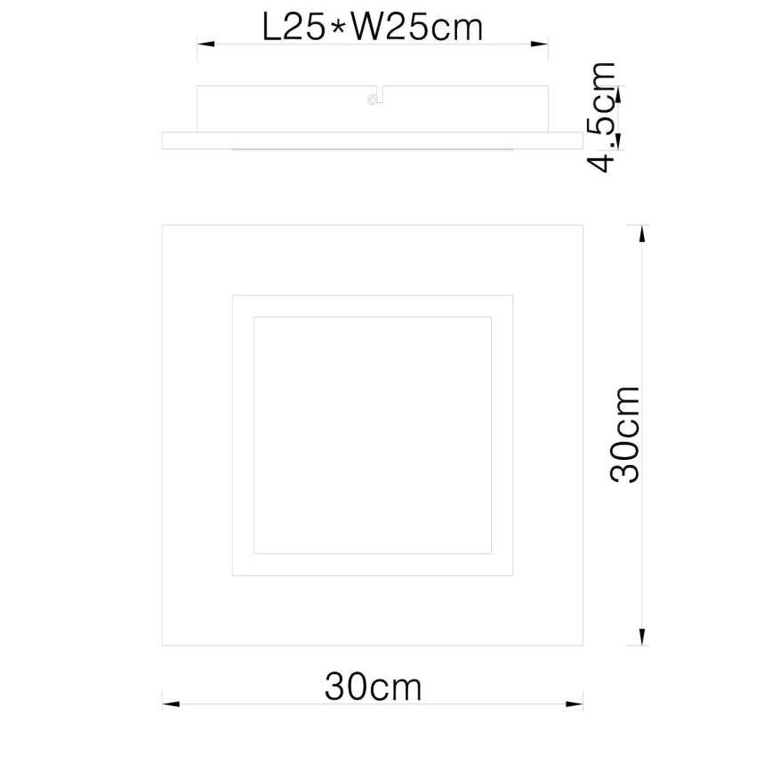 Globo - LED loftlampe LED/12W/230V