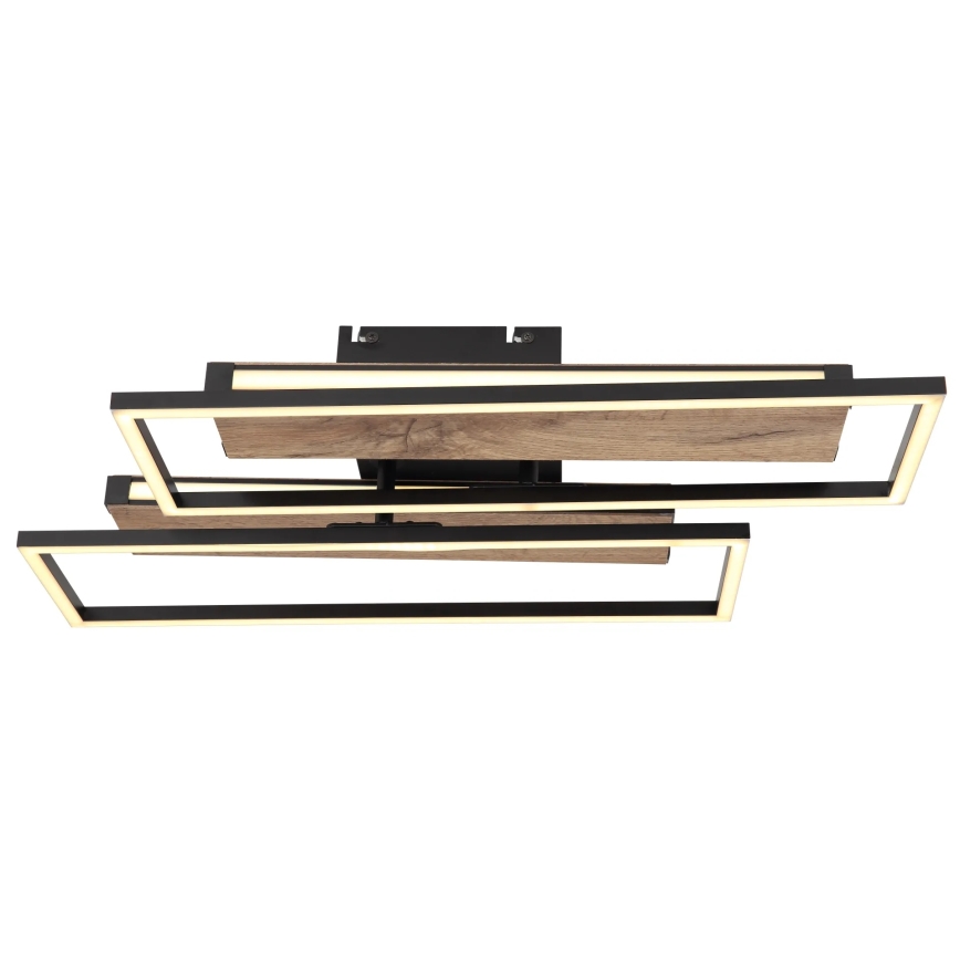 Globo 67299D1 - LED-loftlampe COLLI LED/48W/230V 52x60 cm brun/sort