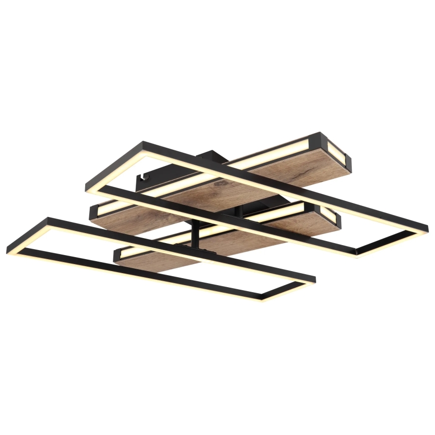 Globo 67299D1 - LED-loftlampe COLLI LED/48W/230V 52x60 cm brun/sort