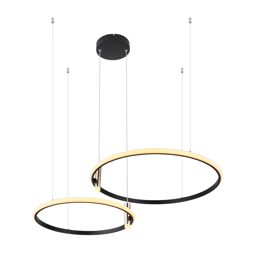 Globo - LED pendel dæmpbar LED/55W/230V 2700-6000K sort + fjernbetjening