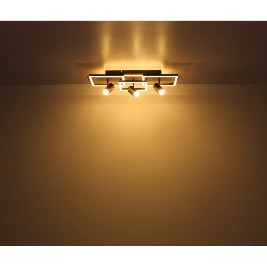 Globo - LED loftlampe LED/48W/230V + 3xGU10/5W 3000K 27x72 cm