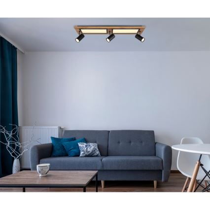 Globo - LED spotlampe LED/24W/230V + 3xGU10/5W