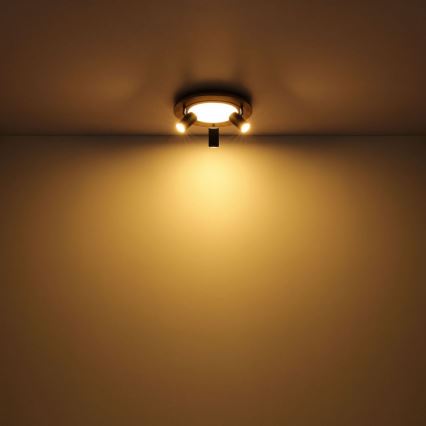 Globo - LED spotlampe 3xGU10/5W/230V + LED/15W/230V