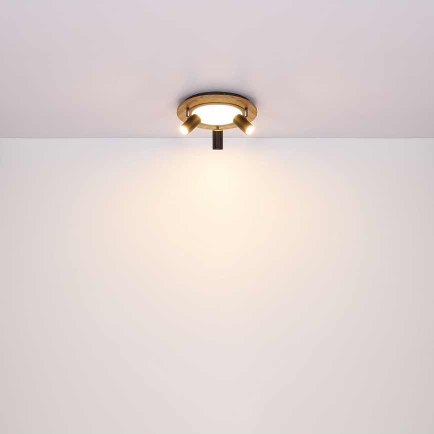 Globo - LED spotlampe 3xGU10/5W/230V + LED/15W/230V