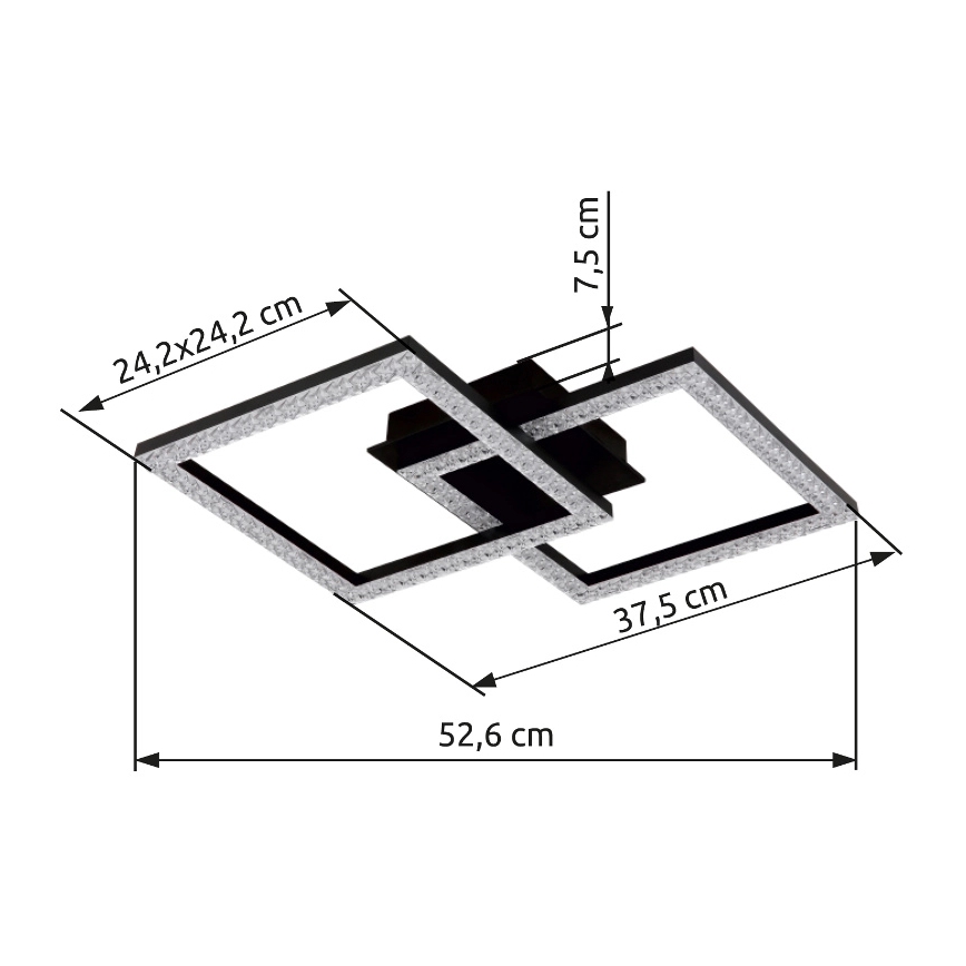 Globo - LED loftlampe LED/20W/230V