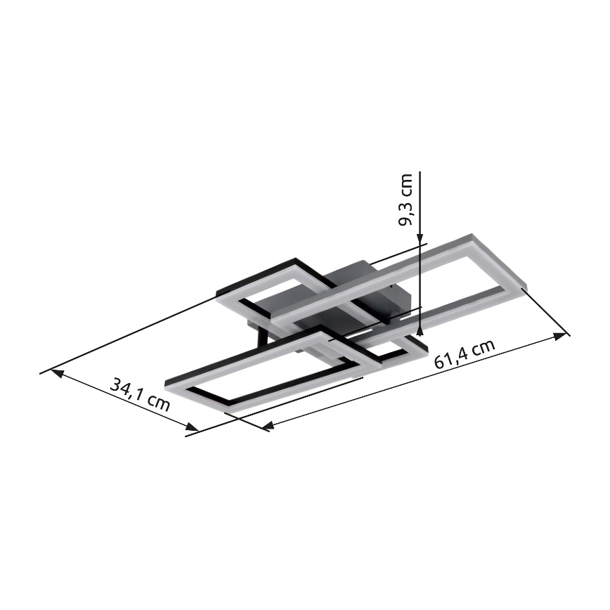 Globo - LED loftlampe LED/24W/230V