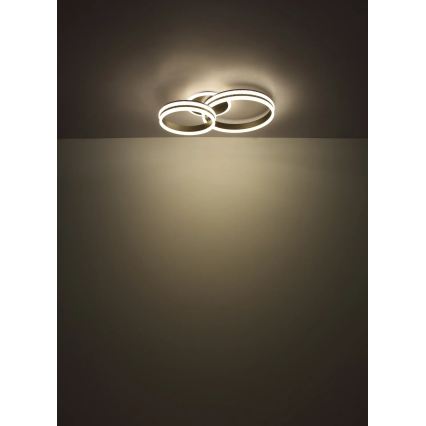 Globo - LED Dæmpbar loftlampe LED/50W/230V 2700-6000K 50x75 cm + fjernbetjening