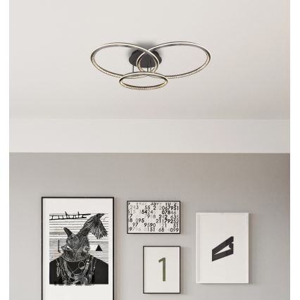 Globo - Dæmpbar LED-loftlampe LED/72W/230V 2700-6000K 50x75 cm + fjernbetjening