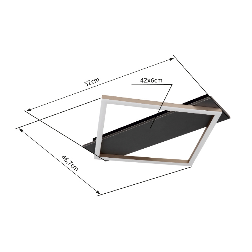 Globo - LED loftlampe LED/18W/230V