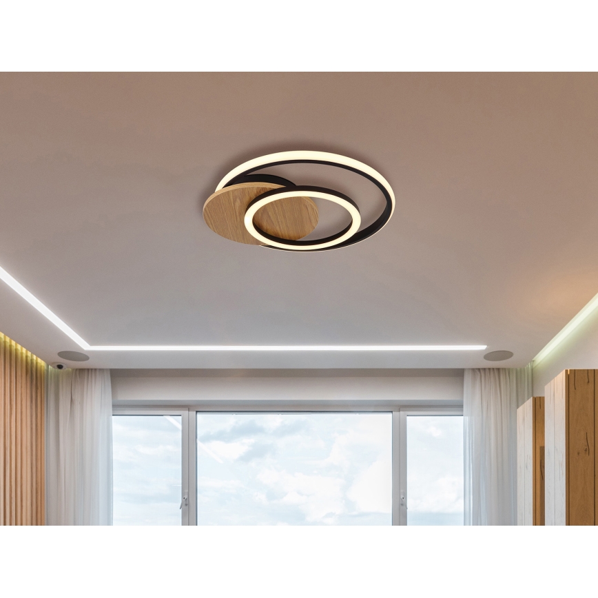 Globo - LED loftlampe LED/24W/230V sort