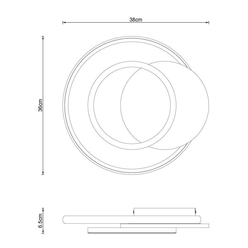 Globo - LED loftlampe LED/24W/230V
