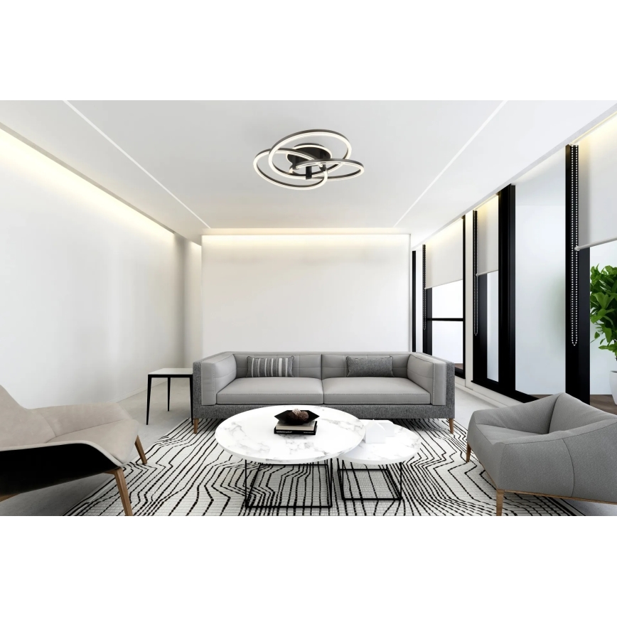 Globo - Dæmpbar LED-loftlampe LED/75W/230V 2700-6000K Ø 78 cm + fjernbetjening