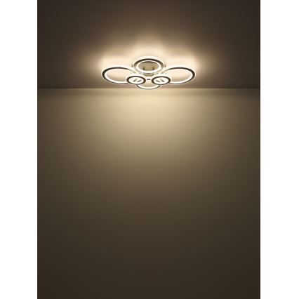 Globo - LED loftlampe dæmpbar LED/60W/230V 2700-6000K 56x78 cm antracit + fjernbetjening
