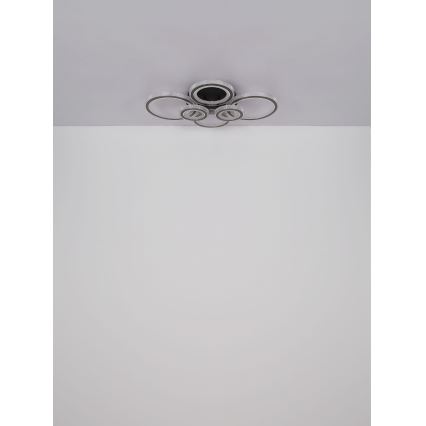 Globo - LED loftlampe dæmpbar LED/60W/230V 2700-6000K 56x78 cm antracit + fjernbetjening