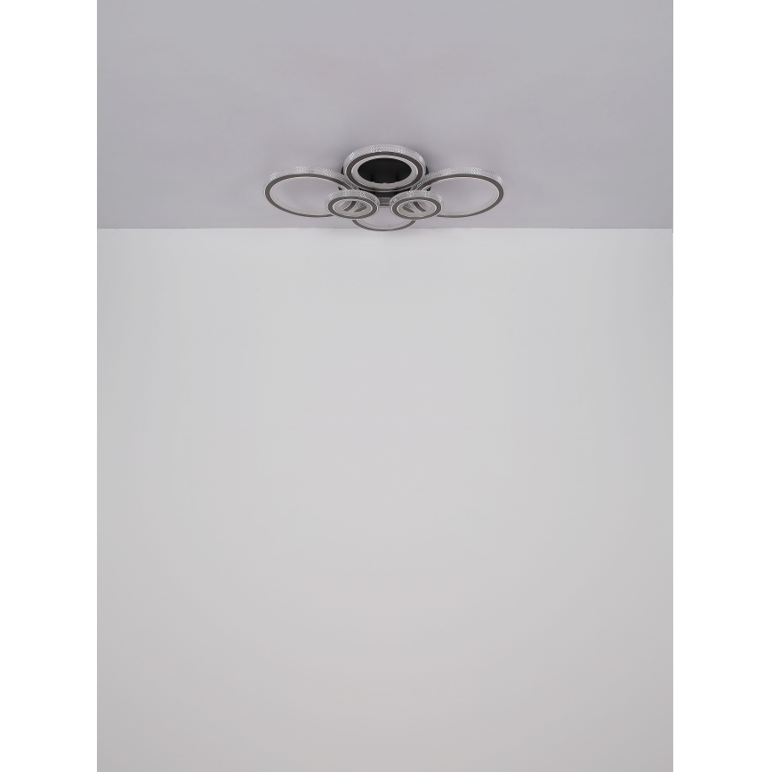 Globo - LED loftlampe dæmpbar LED/60W/230V 2700-6000K 56x78 cm antracit + fjernbetjening