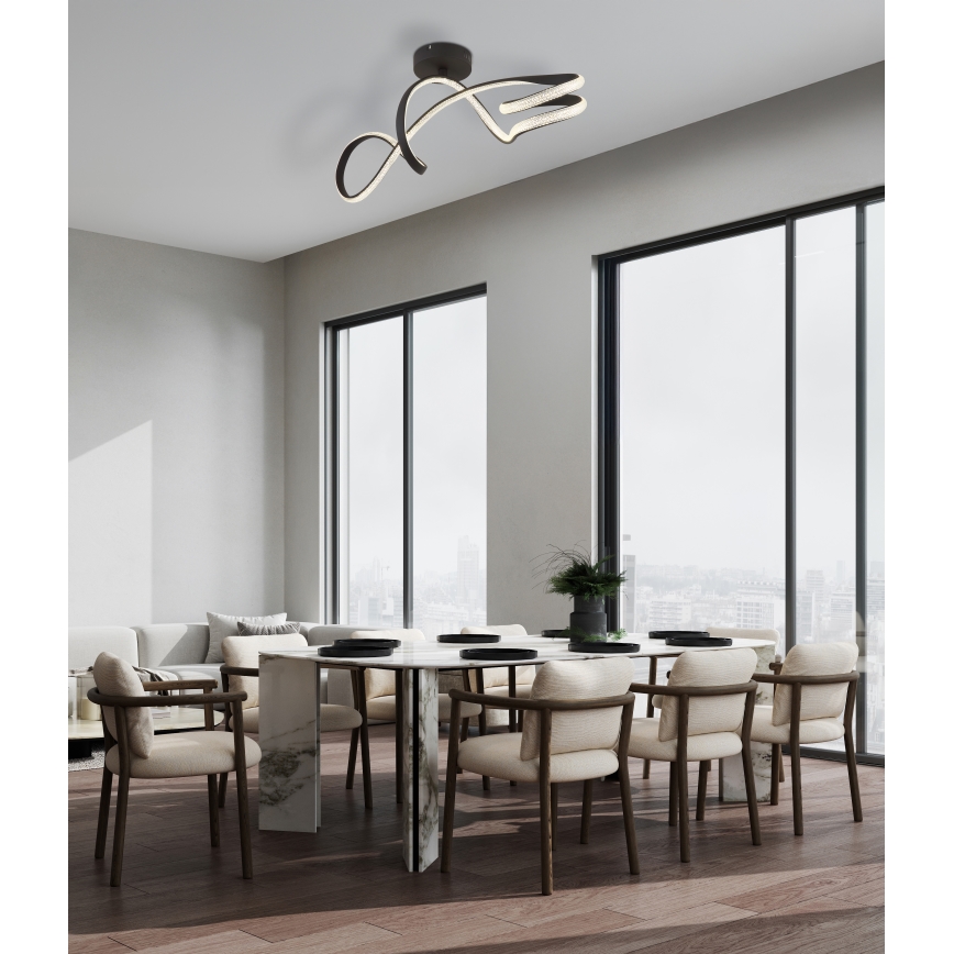 Globo - LED loftlampe LED/30W/230V sort