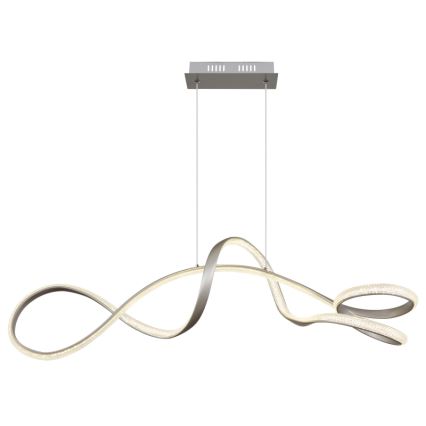 Globo - LED pendel LED/40W/230V mat krom