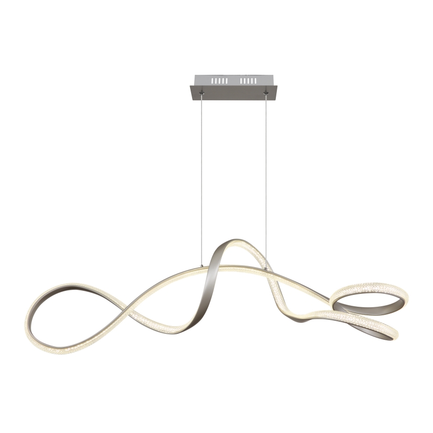 Globo - LED pendel LED/40W/230V mat krom