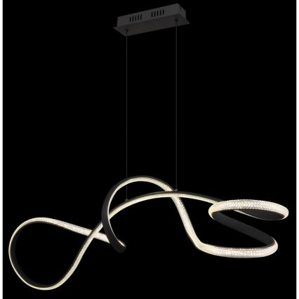 Globo - LED pendel LED/40W/230V sort