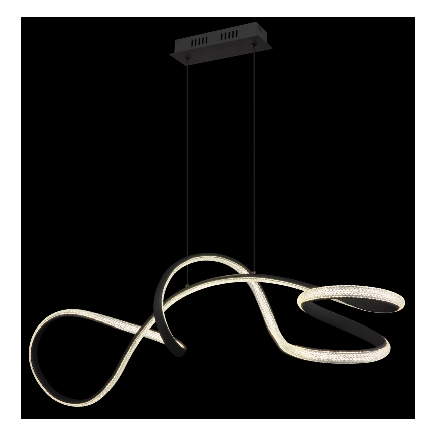 Globo - LED pendel LED/40W/230V sort
