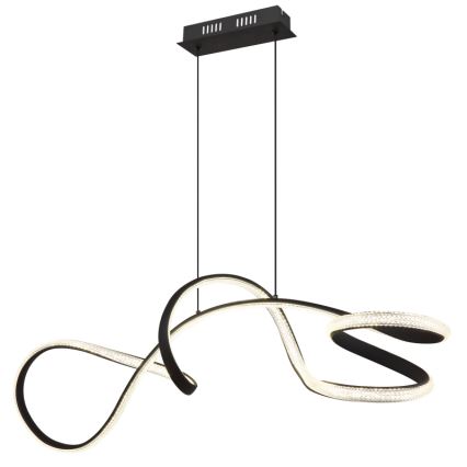 Globo - LED pendel LED/40W/230V sort