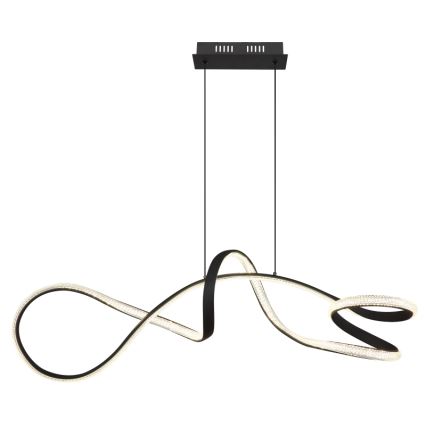 Globo - LED pendel LED/40W/230V sort