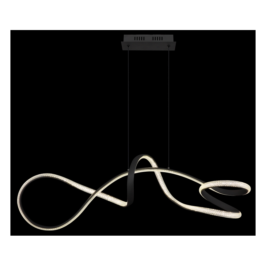 Globo - LED pendel LED/40W/230V sort