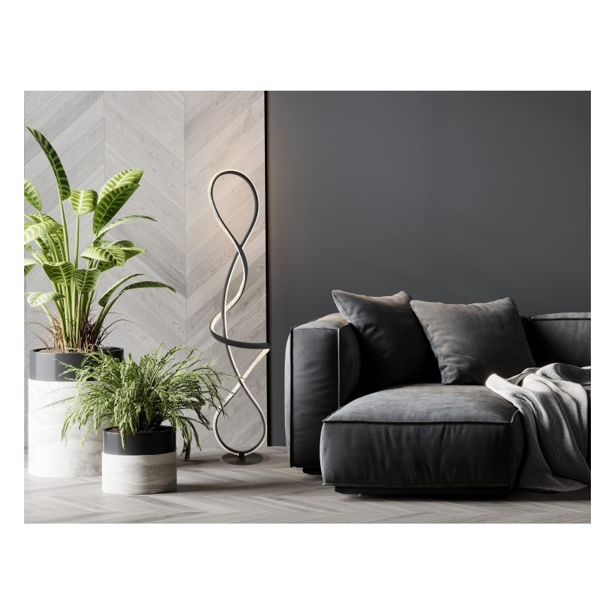 Globo - LED gulvlampe LED/36W/230V sort