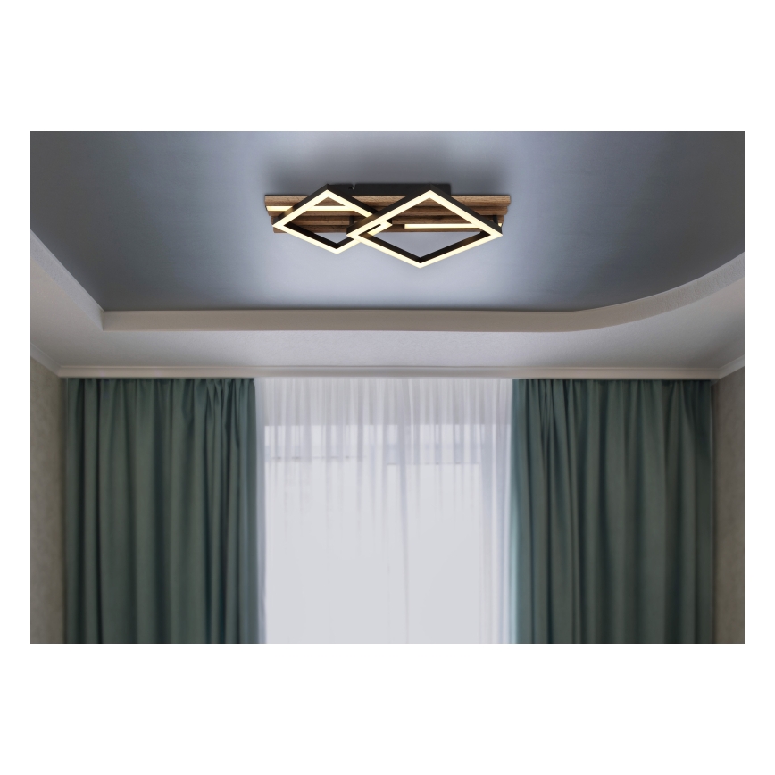 Globo - LED loftlampe ED/18W/230V + LED/7W 3000K 31x47,5 cm